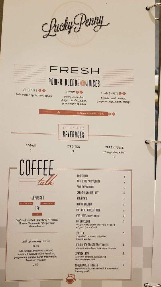 Lucky Penny - Las Vegas, NV menu_pic