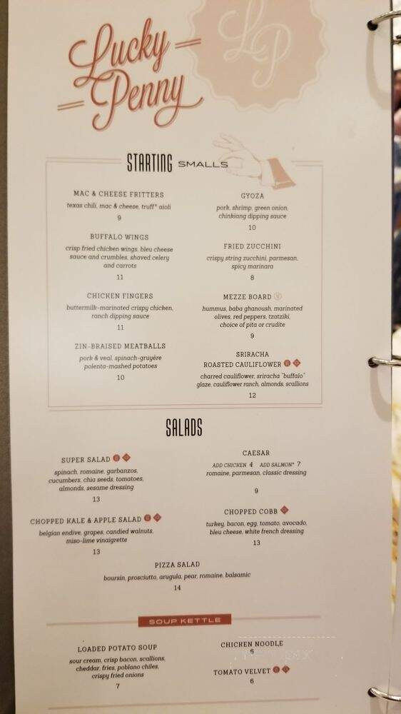 Lucky Penny - Las Vegas, NV menu_pic