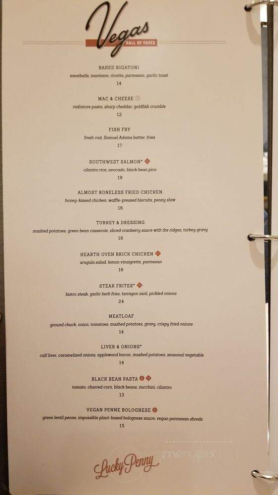 Lucky Penny - Las Vegas, NV menu_pic