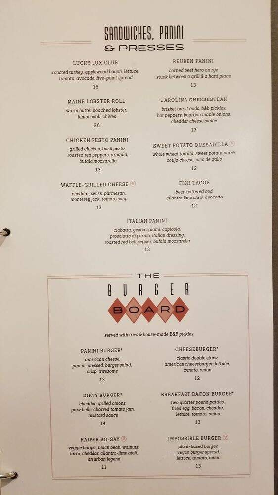Lucky Penny - Las Vegas, NV menu_pic
