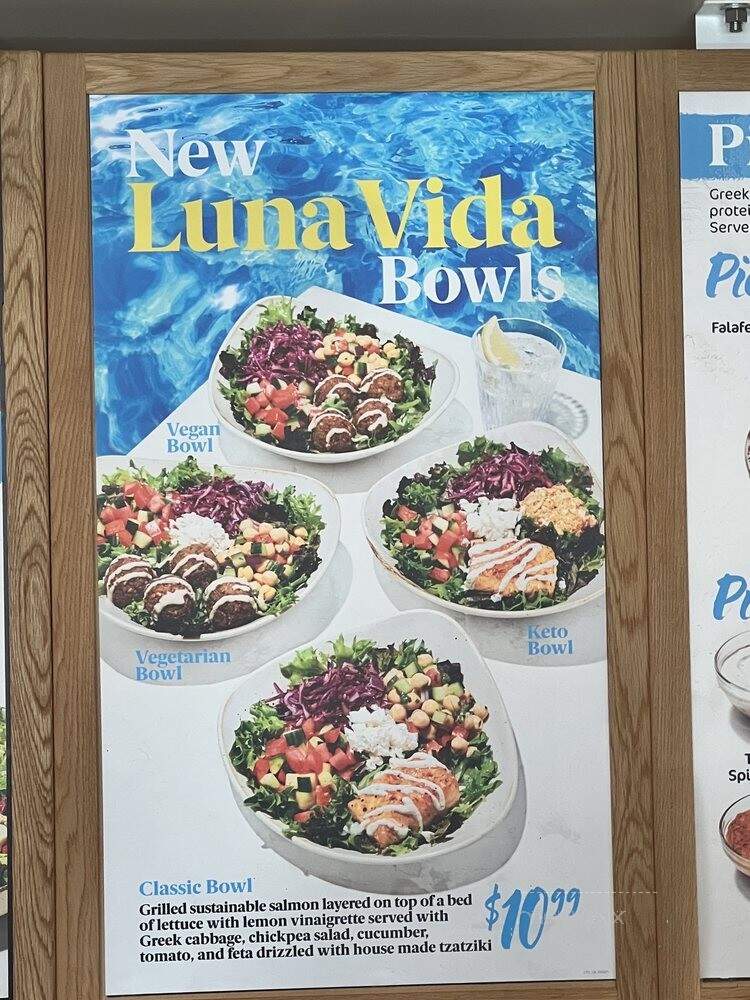 Luna Grill - Sherman Oaks, CA menu_pic