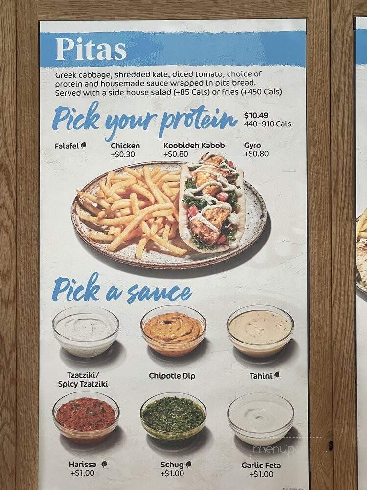 Luna Grill - Sherman Oaks, CA menu_pic