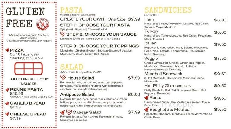 Magic Mikes Pizza - Westminster, CA menu_pic