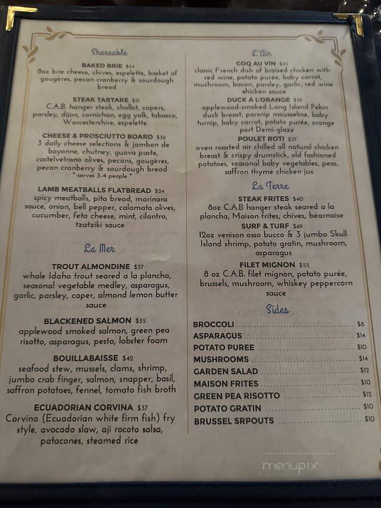 Maison Pucha Bistro - Houston, TX menu_pic