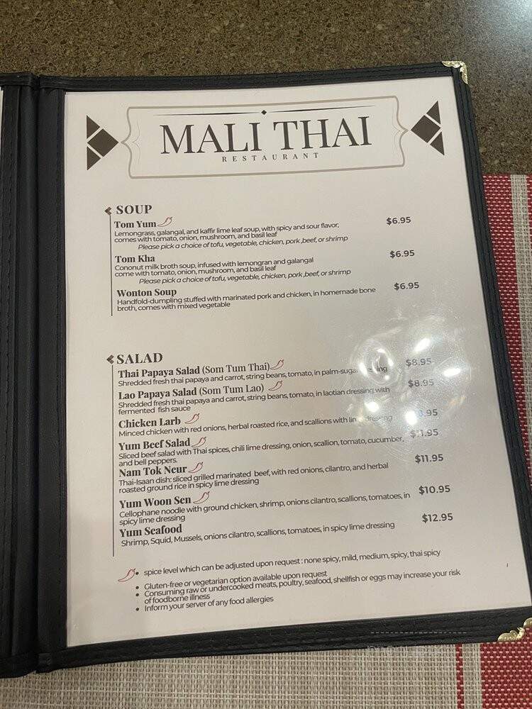 Mali Thai Restaurant - Glen Burnie, MD