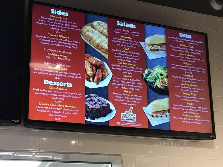 Marco's Pizza - Arlington, TX menu_pic