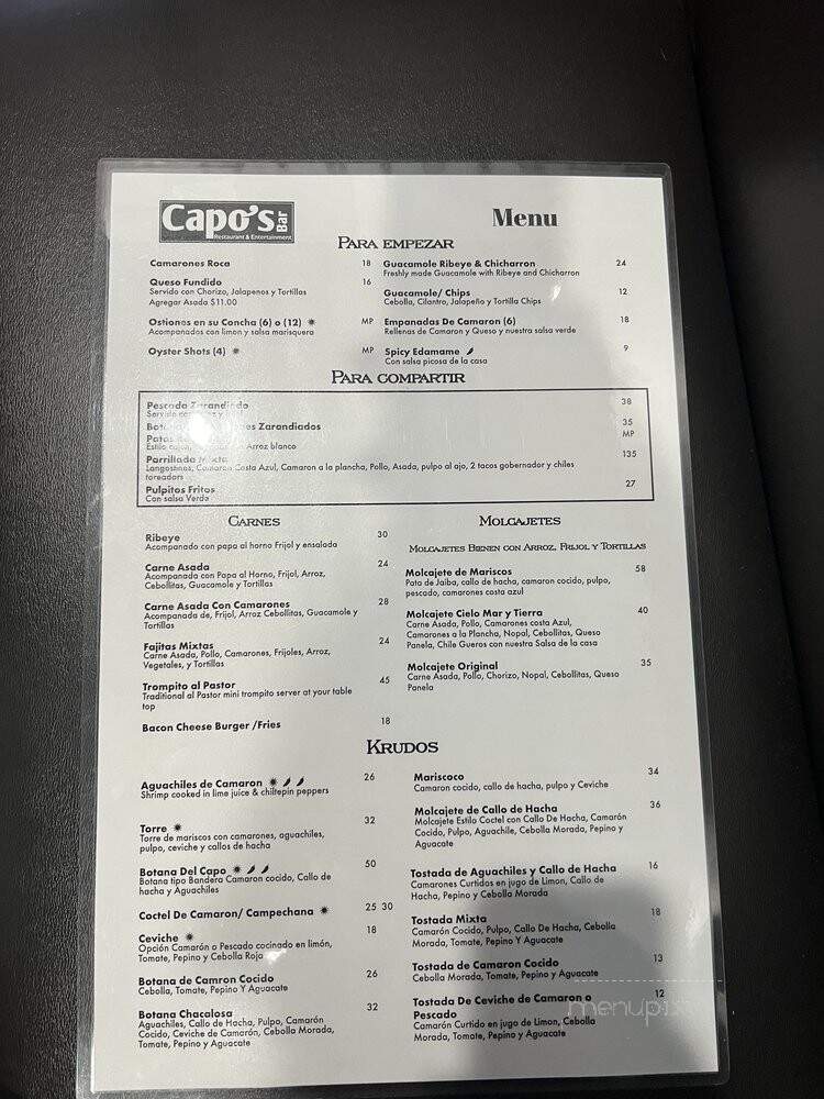 Mariscos 701 - Pomona, CA menu_pic