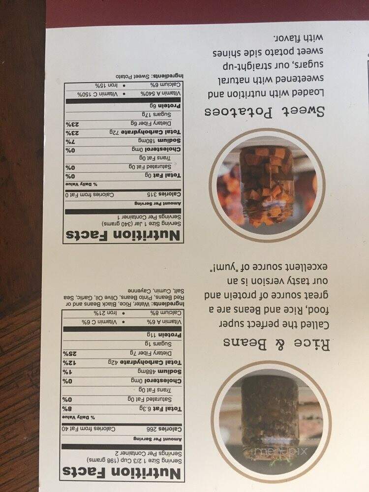 Mason Jar Meal Co & Cafe - Evans, CO menu_pic