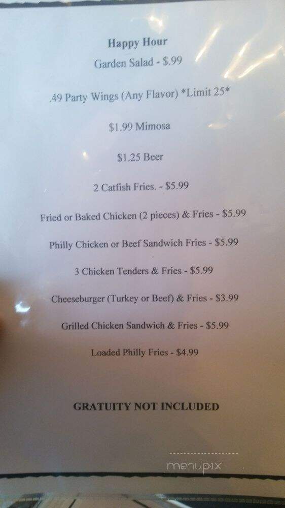 Melanie's Fine Dining - Horn Lake, MS menu_pic