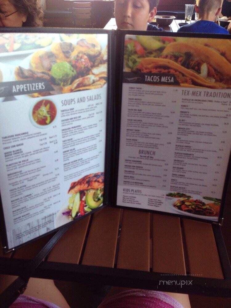Mesa's Mexican Grill - McKinney, TX menu_pic