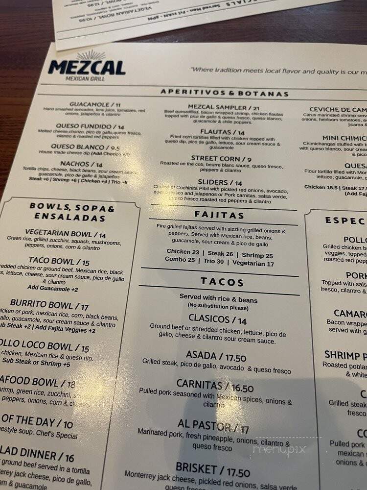 Mezcal Mexican Grill - Miramar Beach, FL