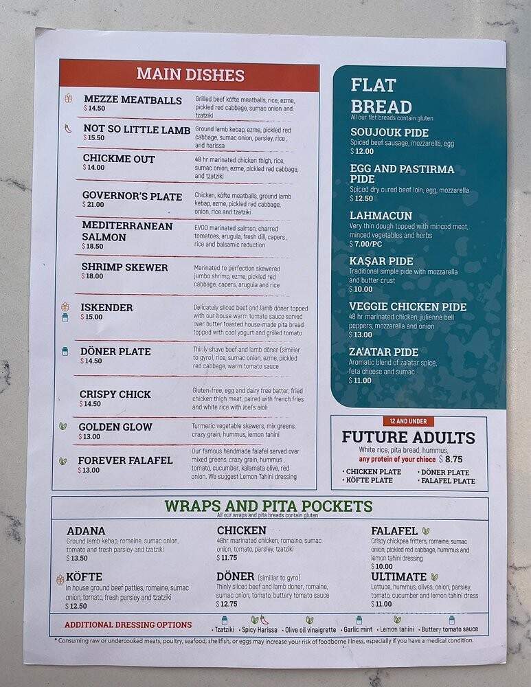 MezzeMe Mediterranean Kitchen - Austin, TX menu_pic