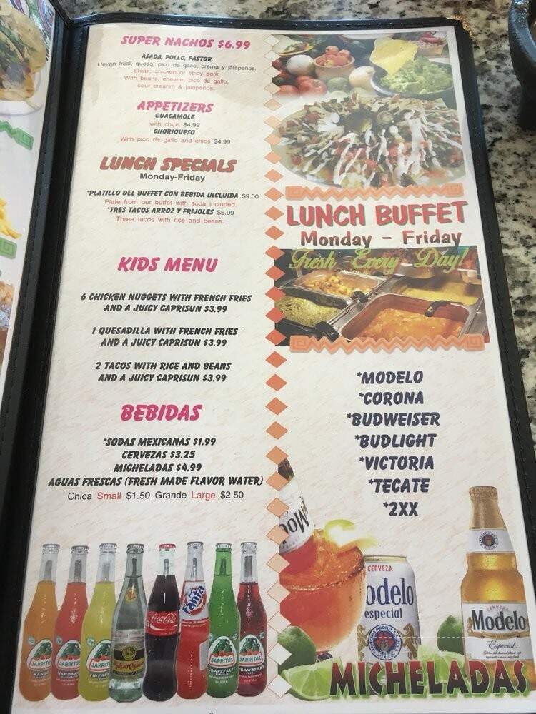 Mi Favorita Mexican Restaurant - Tulsa, OK menu_pic