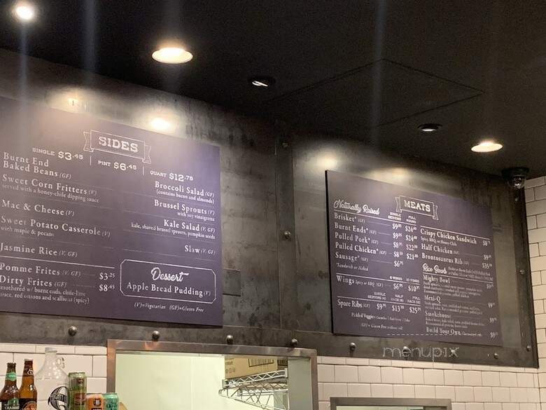 Mighty Quinn's Barbeque - New York, NY menu_pic