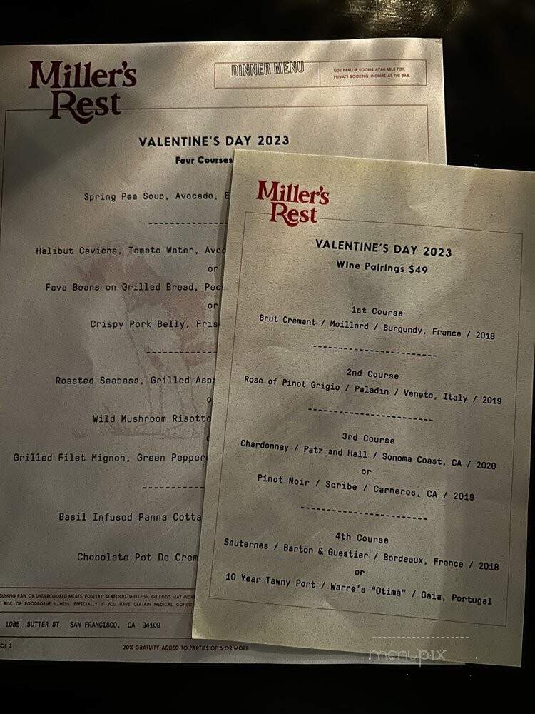 Miller's Rest - San Francisco, CA