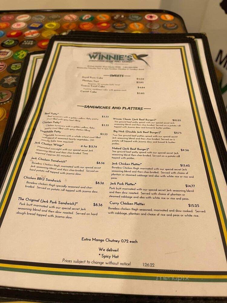 Miss Winnie's Jamaican Jerk - West Chester, PA