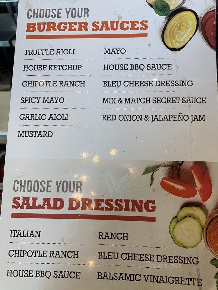 Mix & Match Burger - Glendale, CA menu_pic