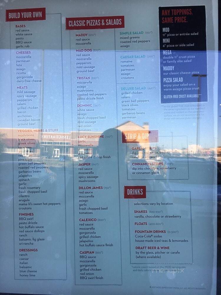 MOD Pizza - Cypress, TX menu_pic