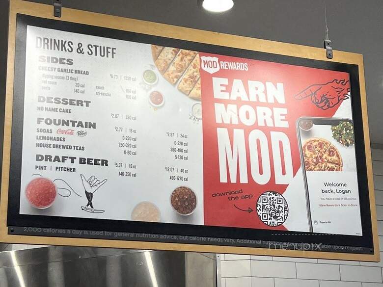 MOD Pizza - Jacksonville, FL menu_pic