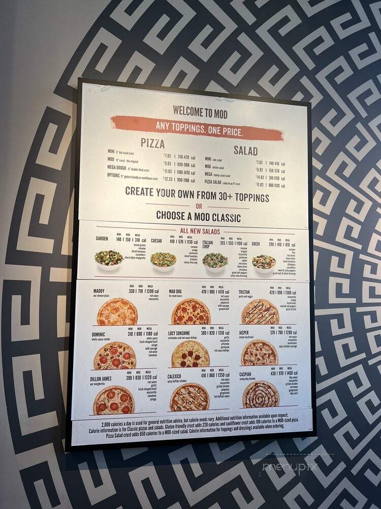 MOD Pizza - League City, TX menu_pic