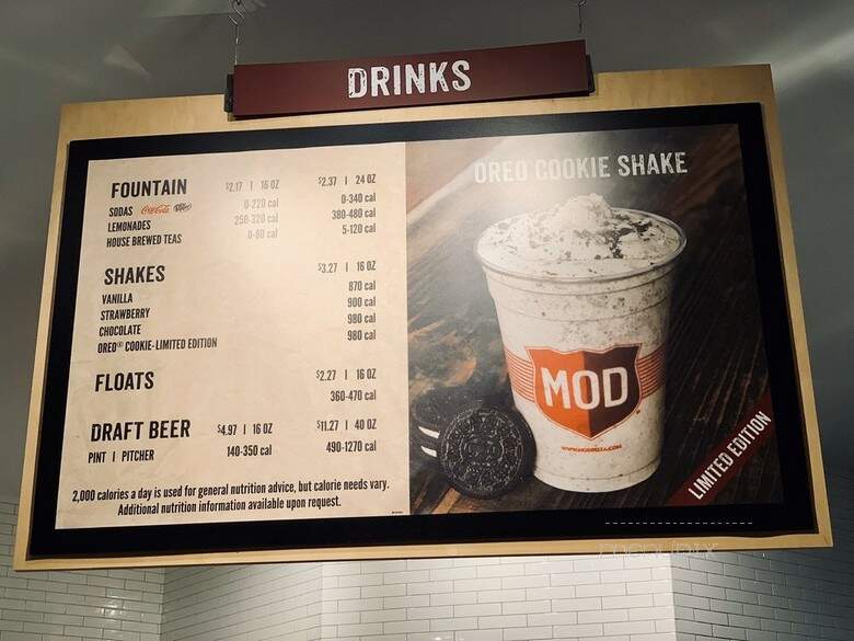 MOD Pizza - Richland, WA menu_pic
