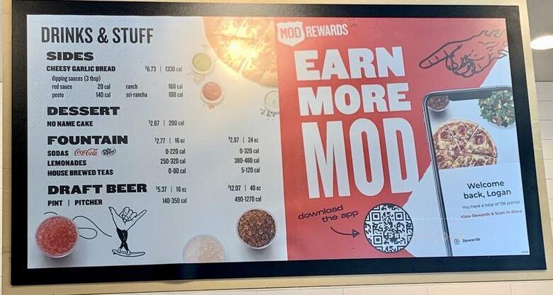 MOD Pizza - Rolling Hills Estates, CA menu_pic