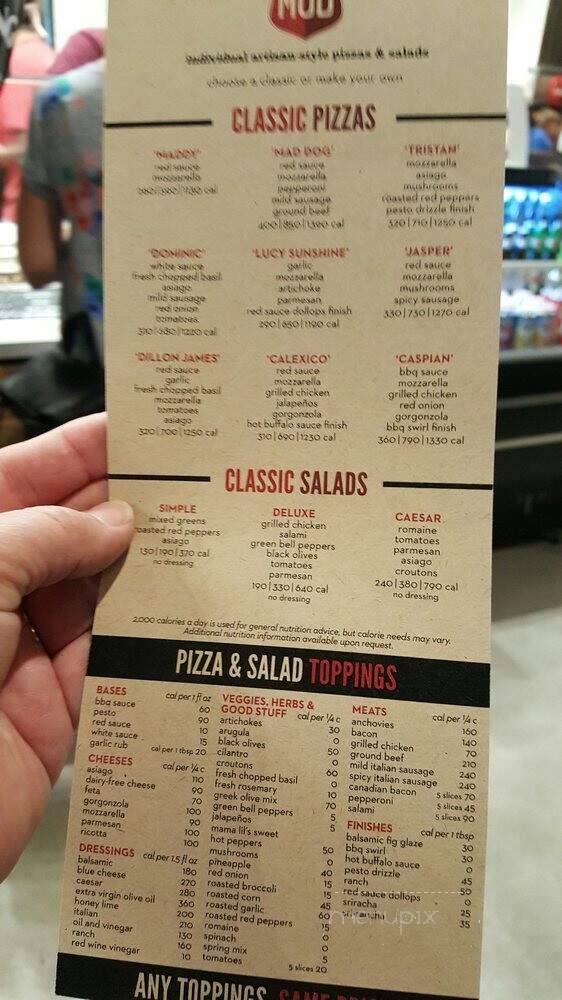 MOD Pizza - Tucson, AZ menu_pic