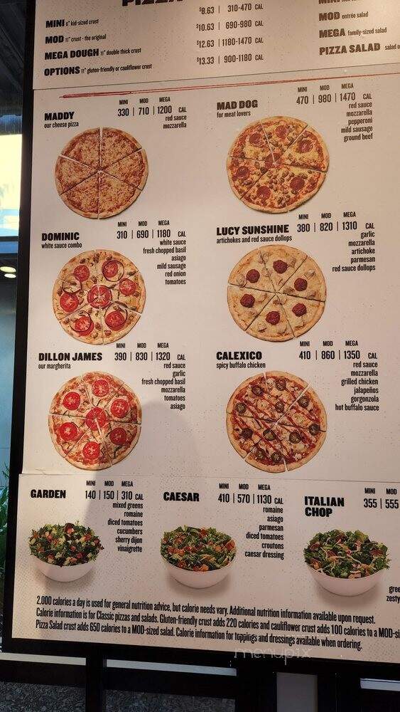 MOD Pizza - Vancouver, WA menu_pic