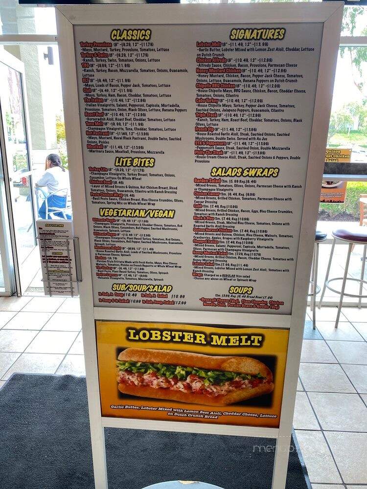 Moe's Deli & Catering - Laguna Hills, CA menu_pic