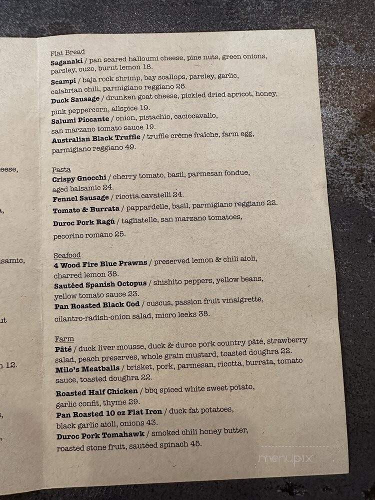 Moody Rooster - Westlake Village, CA menu_pic