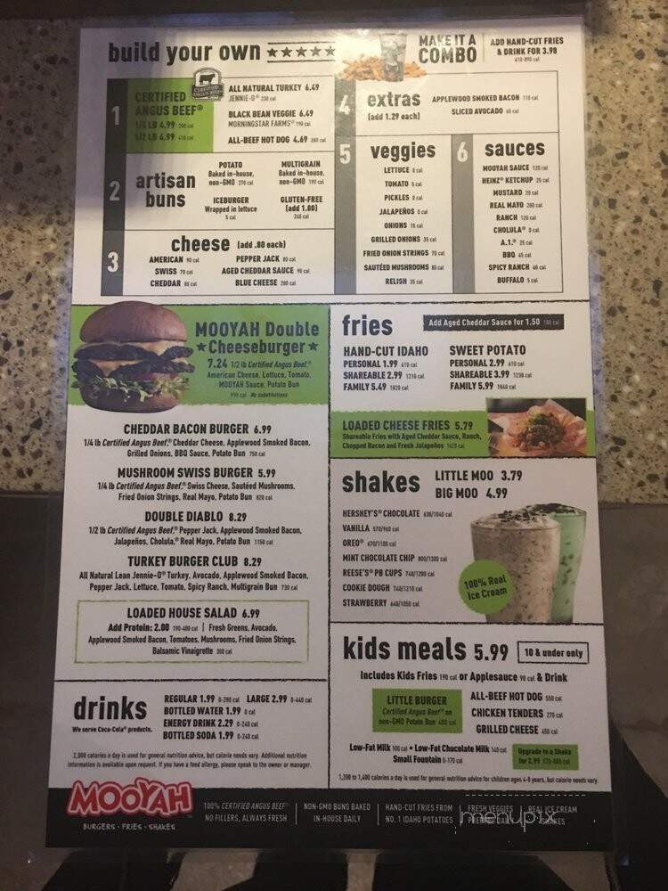 MOOYAH Burgers, Fries & Shakes - Provo, UT menu_pic
