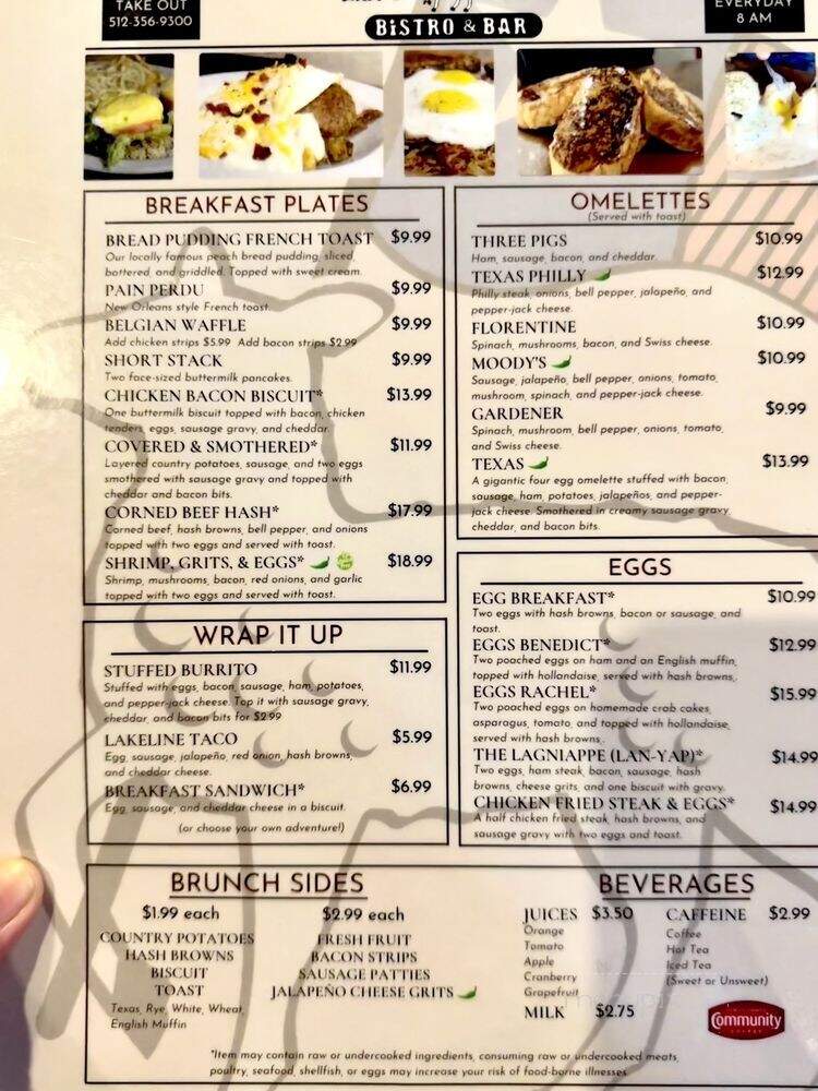 Mouton's Bistro & Bar - Cedar Park, TX menu_pic