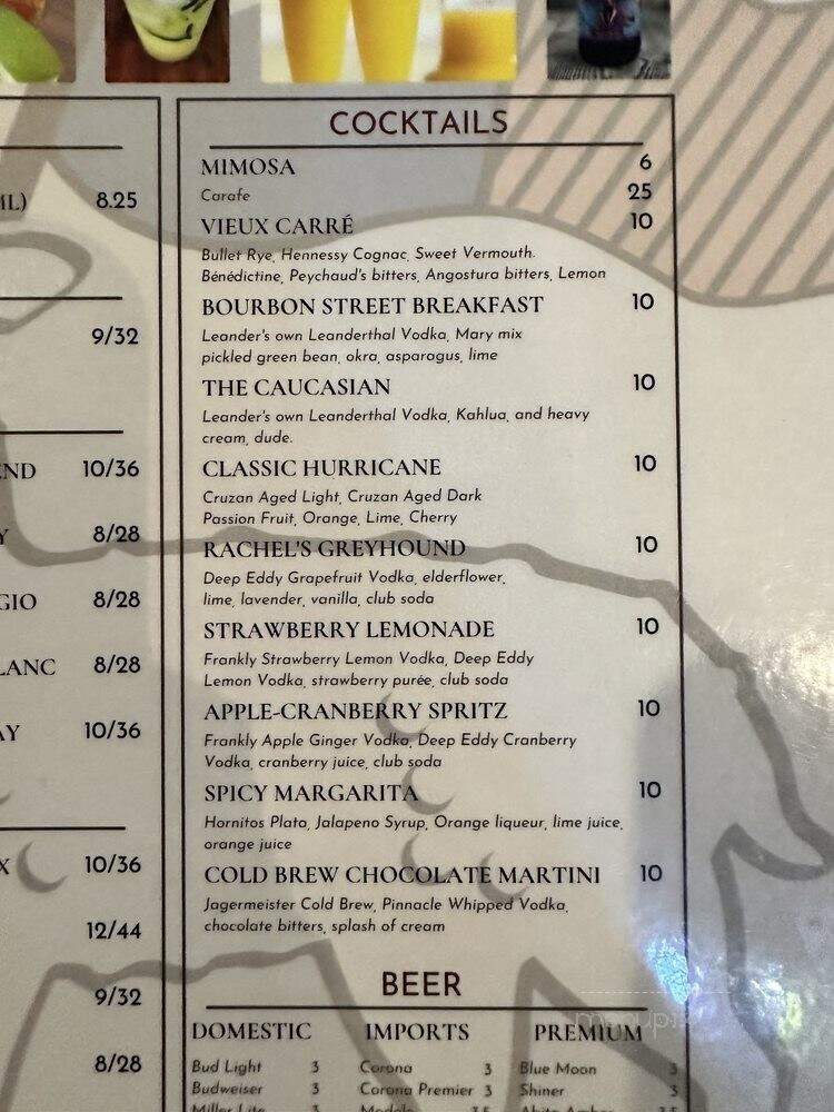 Mouton's Bistro & Bar - Cedar Park, TX menu_pic