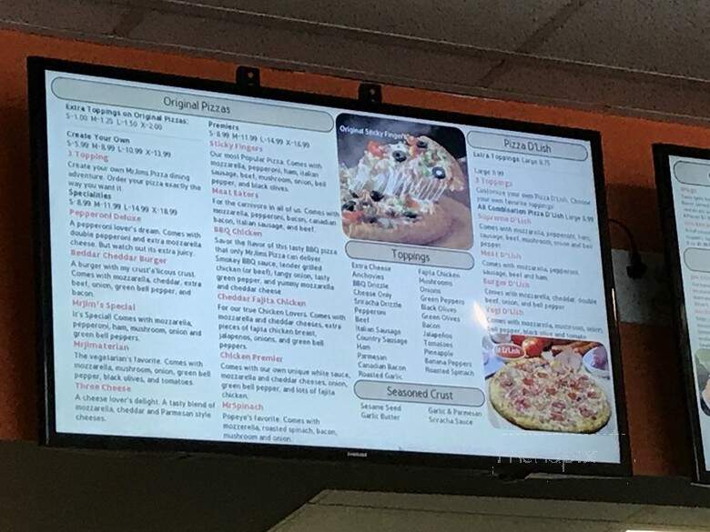 Mr. Jims Pizza of McKinney - McKinney, TX menu_pic