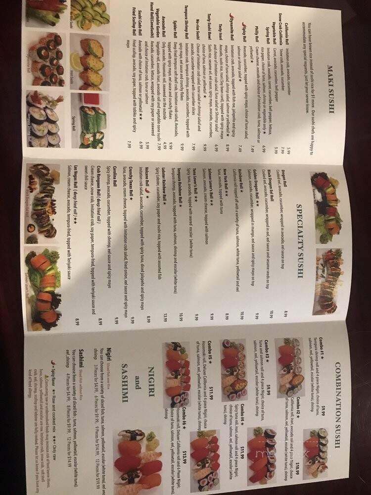 Mr. Sushi - Asheville, NC menu_pic