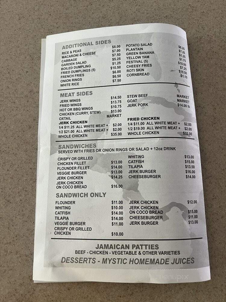 Mystic - Newport News, VA menu_pic