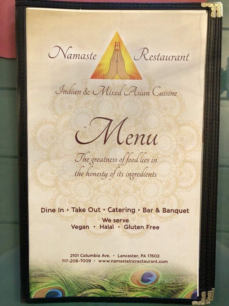 Namaste Restaurant - Lancaster, PA