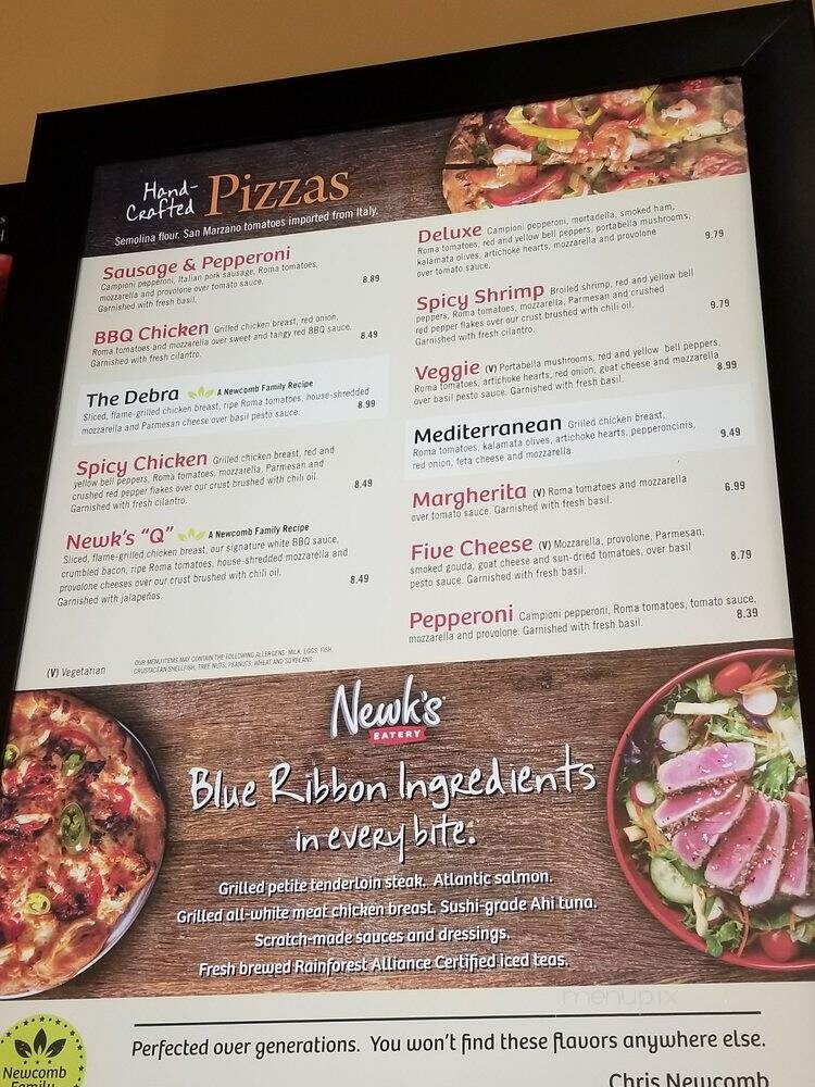 Newk's Eatery - Greenwood, IN menu_pic