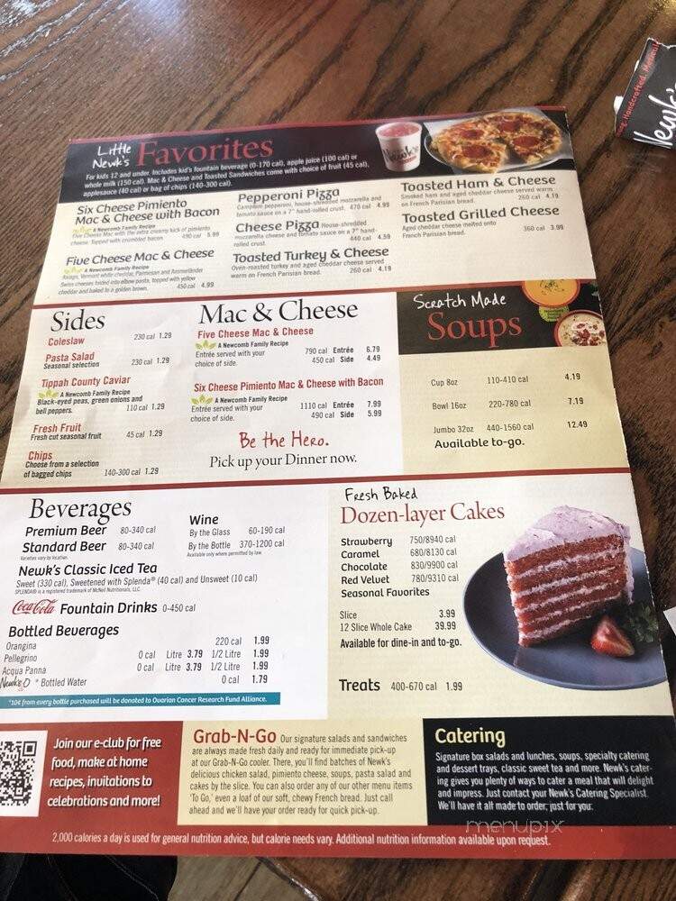 Newk's Eatery - Smyrna, GA menu_pic