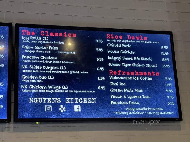 Nguyen's Kitchen - Costa Mesa, CA menu_pic