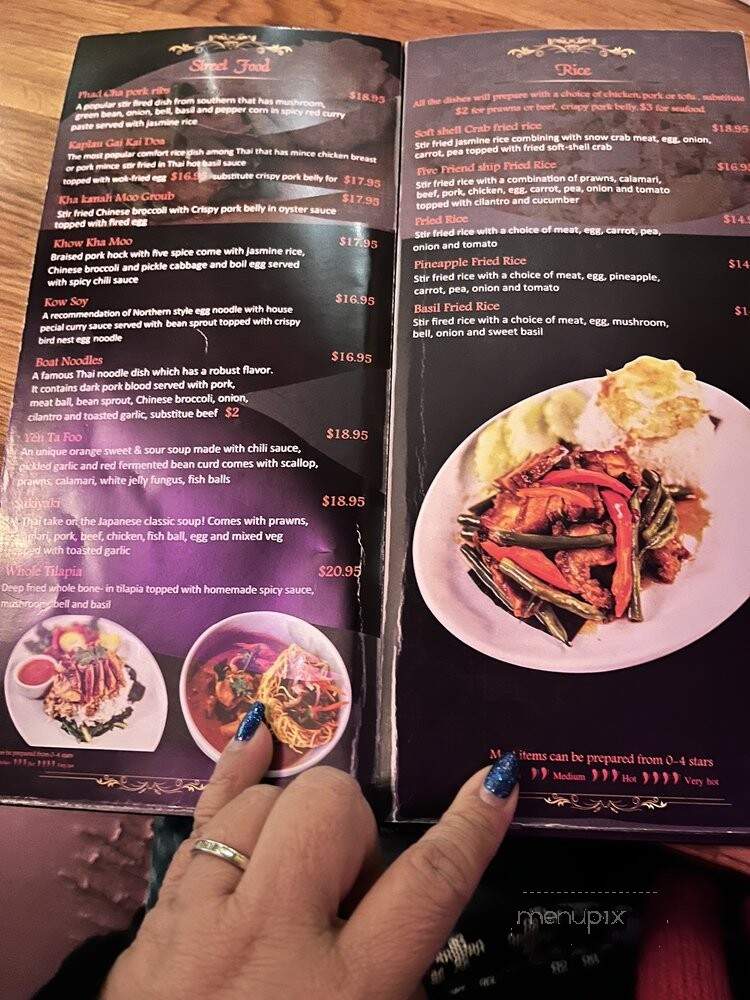 Nibbana Thai Restaurant - Renton, WA menu_pic