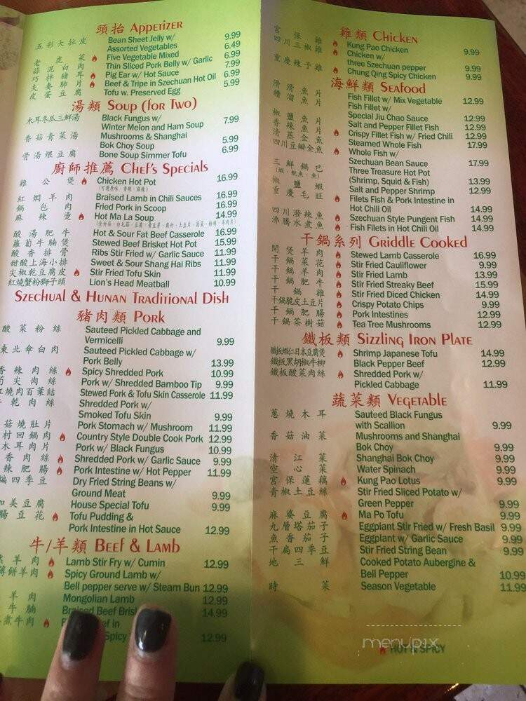 Nice Bowls Asian Cuisine - Cary, NC menu_pic