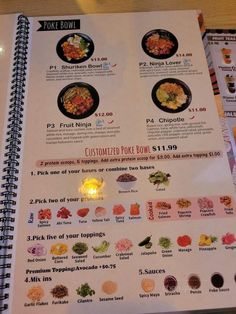 Ninja Ramen - Arlington, TX menu_pic