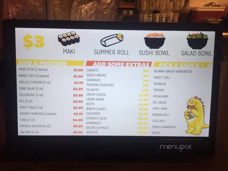 Nomnivore! Sushi Et Cetera - Nashville, TN menu_pic