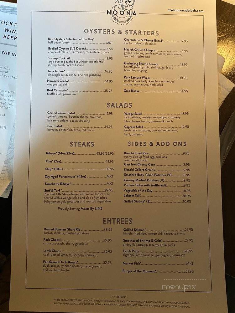 Noona Steakhouse & Oyster Bar - Duluth, GA