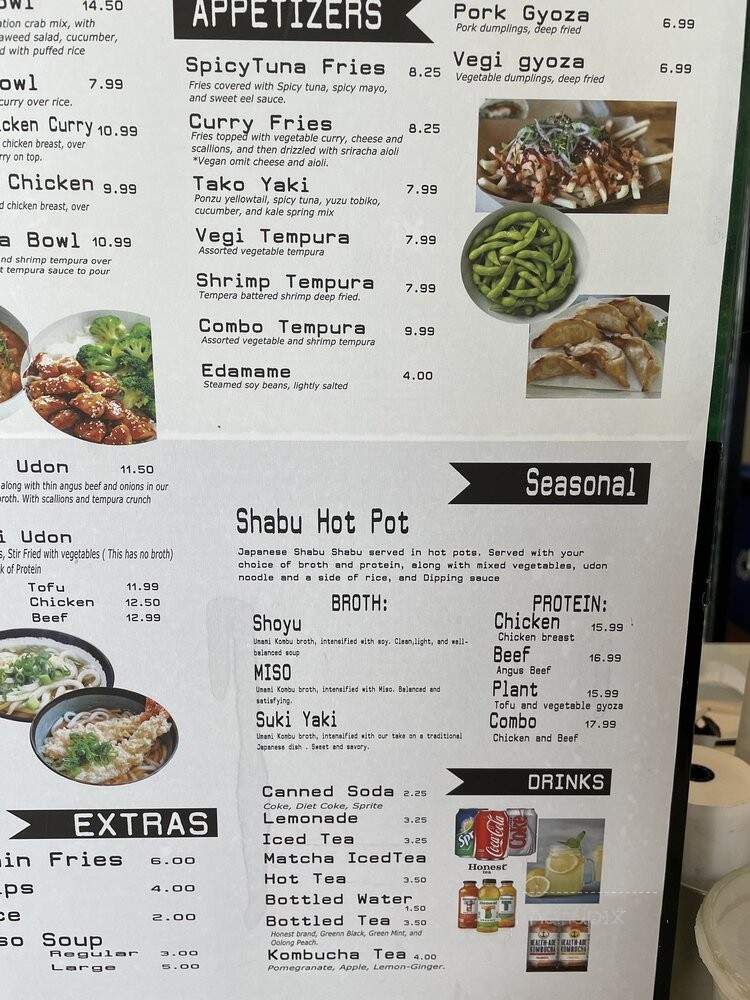 Nori Sushi Wraps - South Pasadena, CA menu_pic