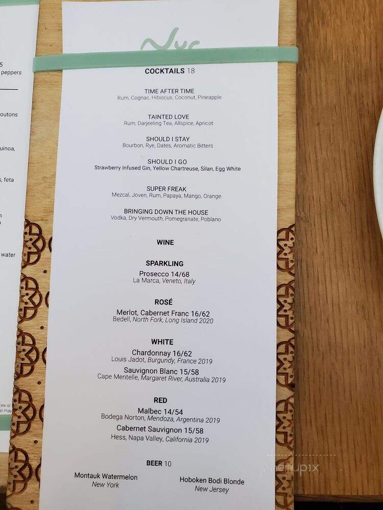 Nur - New York, NY menu_pic