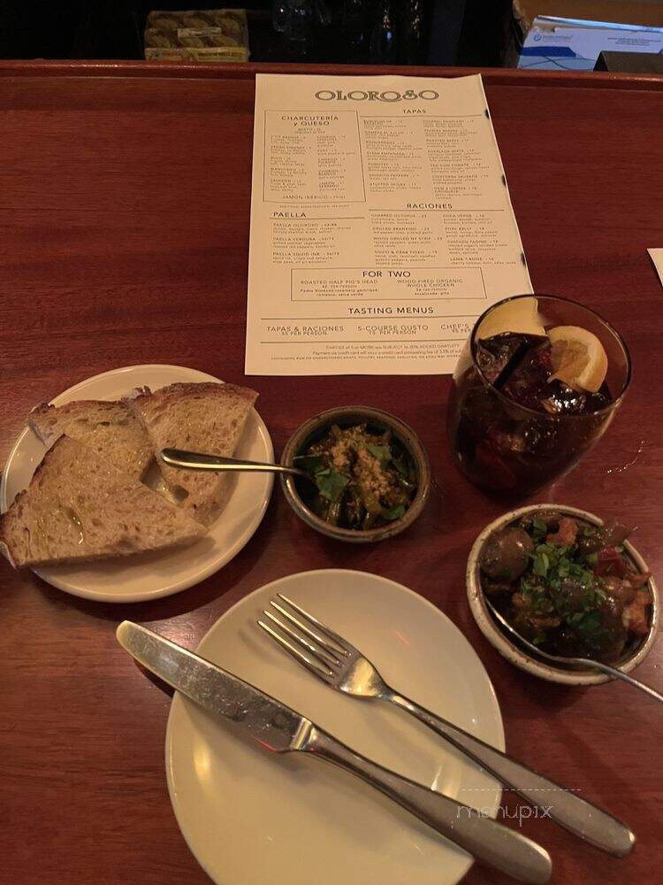 Oloroso - Philadelphia, PA menu_pic