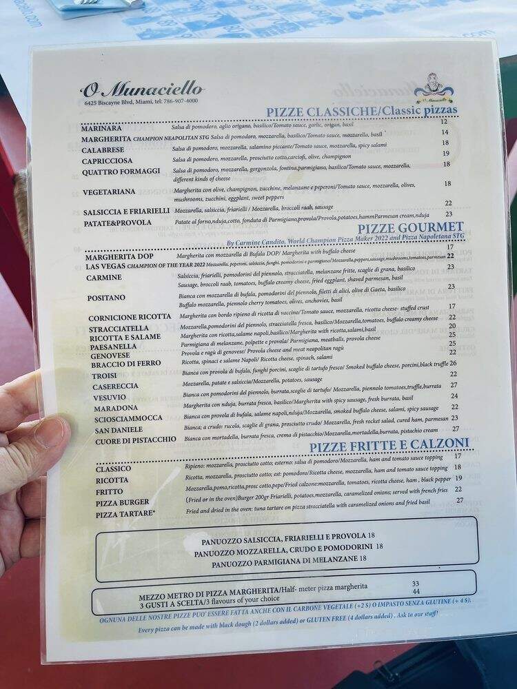 'O Munaciello - Miami, FL menu_pic