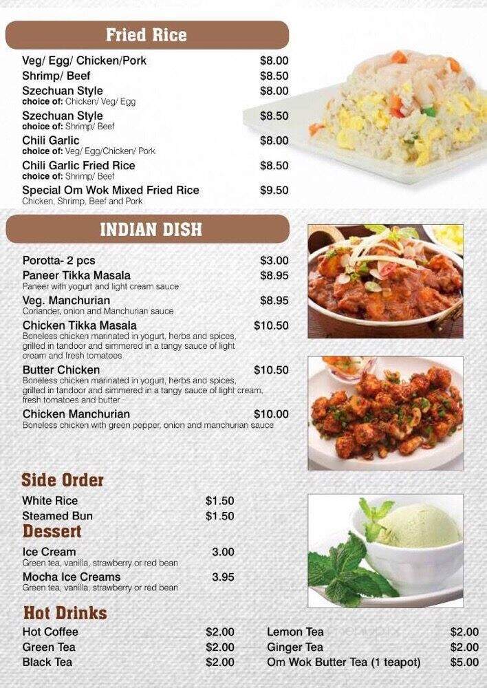 Om Wok - Jackson Heights, NY menu_pic